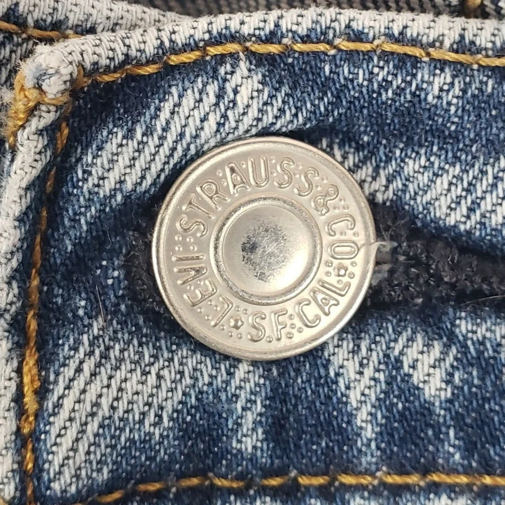 Levi's Mens 514 Straight Leg Jeans 33x32 Medium Wash Blue Denim
